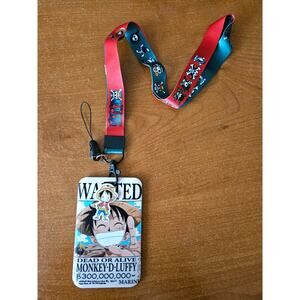 One Piece Luffy Lanyard Set – Badge Wanted Exclusive Charm Collector's Edition